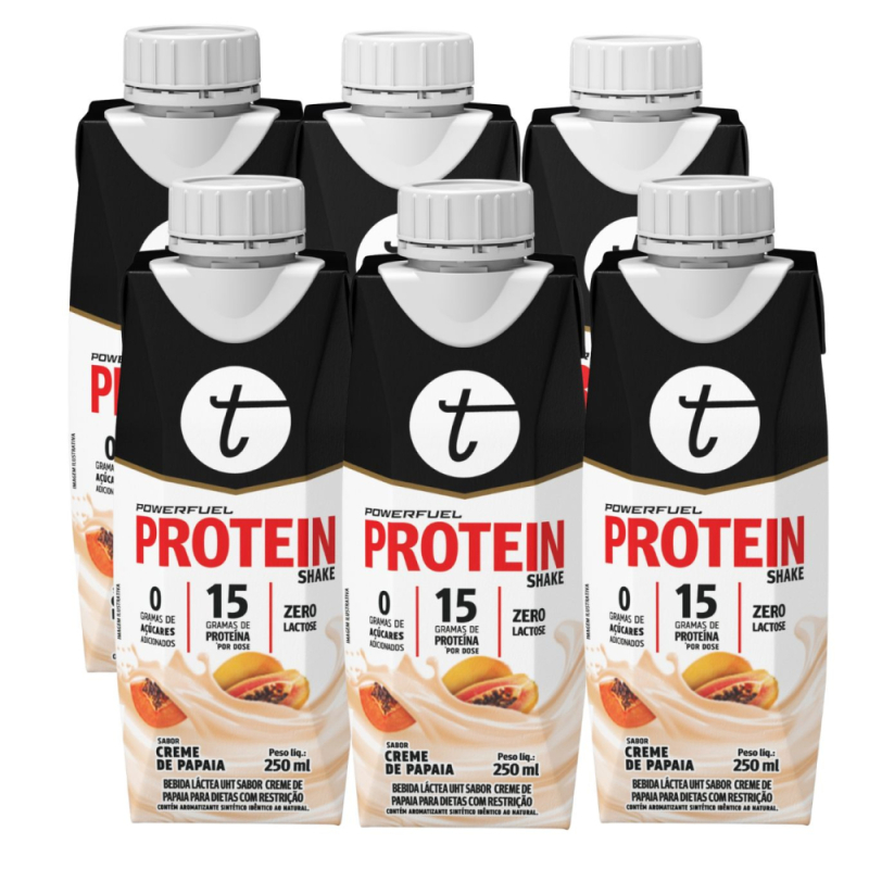 POWERFUEL WHEY PROTEIN UHT CREME DE PAPAYA 250ML - 6 PACK