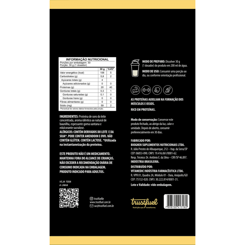 WHEY PROTEIN - POWERFUEL PROTEIN VANILLA 900G