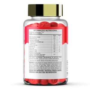 GOALMY GUMMIES COLLAGEN - STRAWBERRY - COLÁGENO VERISOL + VIT. C e E - 60 gomas