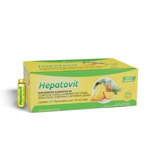 HEPATOVIT ABACAXI 10ML C/60 FLACONETES