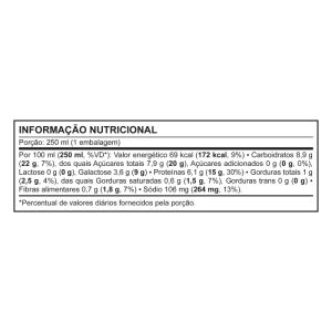 Tabela Nutricional - POWERFUEL WHEY PROTEIN UHT CHOCOLATE 250ML - 6 PACK}